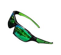 Gafas de sol para hombre - UV400 Sombras de de protección auténtica para conducir, pesca con una función de desgaste cómoda, gafas deportivas para el aire libre, verde, Se référer au descriptif