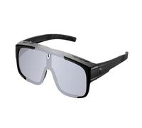 Gafas de sol para montar se pueden equipar con de miopía para hombres y mujeres de senderismo al aire libre gafa de sol resistentes a los rayos UV (negro)