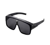 Gafas de sol para montar se pueden equipar con de miopía para hombres y mujeres de senderismo al aire libre gafa de sol resistentes a los rayos UV (gris)