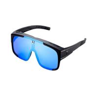 Gafas de sol para montar se pueden equipar con de miopía para hombres y mujeres de senderismo al aire libre gafa de sol resistentes a los rayos UV (naranja)