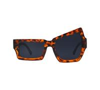 Gafas de sol para mujer - Gafas inusuales de moda, protección UV para tomar el sol, nadar, andar en bicicleta y actividades al aire libre, Marco gris con estampado de leopardo, ver