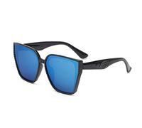 Gafas de sol para niños Big Black Frame Retro Hombres y Mujeres Niños Gafas Belleza Anti-UV Gafas