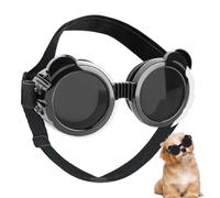 Gafas de sol para perro, lentes anti UV, con correa ajustable, protección para perros pequeños y medianos, contra el viento, a prueba de visiones para cachorros y accesorios cómodos