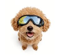 Gafas de sol para perros Enjoying de raza pequeña, gafas de sol para perros con protección UV, protección ocular para ciclismo para perros pequeños, transpirables, cortavientos, a prueba de polvo y