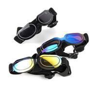 Gafas de Sol para Perros Negras con Lente Profunda y Puente Ancho | Plástico, 1 Pieza, Protección Ocular para Perros, Fiesta Verano, Suministros para Mascotas para Perros