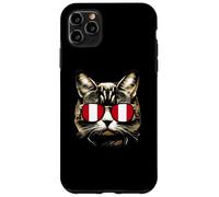 Gafas de Sol patrióticas con diseño de Bandera peruana Carcasa para iPhone 11 Pro MAX