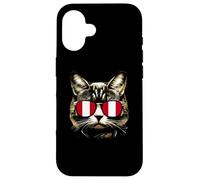 Gafas de Sol patrióticas con diseño de Bandera peruana Carcasa para iPhone 16