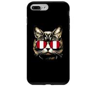 Gafas de Sol patrióticas con diseño de Bandera peruana Carcasa para iPhone 7 Plus/8 Plus