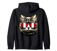 Gafas de Sol patrióticas con diseño de Bandera peruana Sudadera con Capucha
