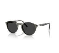 Persol Hombre PO3092SM 121948 Gafas de sol Acetato Gris Gris Redonda Polarizado