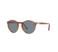 Persol Unisex PO3285S 96/56 Gafas de sol Acetato Marrón Azul Redonda Normal