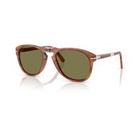 Persol Hombre Sunglass PO0714SM 714SM - Steve McQueen - Color del Marco: Terra Di Siena, Color de la Lente: Polar Verde