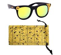 Gafas de sol Pokemon Pikachu, elegantes, cómodas y duraderas, protección UV con funda de transporte suave, con licencia oficial