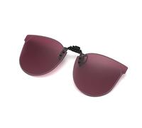 Gafas de Sol Polarizadas Clip Cat Eyes para - Mujeres Hombres Protección UV 400 Flip-Up Shade Anti-Glare Clip-on Gafas para Conducir al aire libre