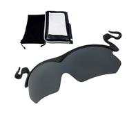 Gafas de sol polarizadas con clips para hombre, gafas de sol con clips para mujer, polarizadas ultraligeras que bloquean los rayos UV, elegantes y sin montura para bicicleta