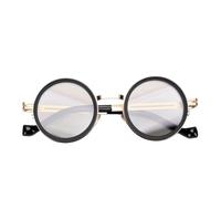 Gafas de Sol Polarizadas de Tinte Ajustable Gafas de Sol ND Redondas con Atenuación Ajustable para Pesca Al Aire Libre Ciclismo Hombres Mujeres Aleación de Aluminio y Magnesio 6.10x5.43x1.97in