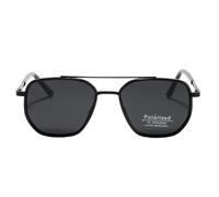 Gafas de sol polarizadas, gafas de sol de moda, gafas de marco ligero para hombres, viajes al aire libre, playa, música, festival, fiesta nupcial, vacaciones, sesiones de fotos, Black, Refer to