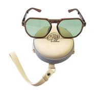 Gafas de sol polarizadas para la familia; marco de luz plegable; lentes piloto HD; gafas de golf, conducción, pesca, viajes, Green, Talla única