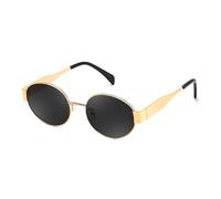 Gafas de Sol Polarizadas Redondas Clásicas Retro, Oculos de Sol Unisex, Gafas de Sombra UV400 Protección Total ，Sunglasses para Hombres y Mujeres Adecuadas para Conducir, Pescar