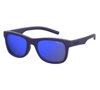 Polaroid PLD 8020/S AI CYQ Gafas de Sol, Azul (Rubber Blue/Grey), 46 Unisex Niños