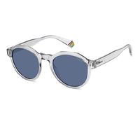 Polaroid Unisex PLD 6207/S KB7/C3 Gafas de sol Policarbonato Gris Azul Geométrico Polarizado