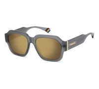 Polaroid Unisex PLD 6212/S/X RIW/LM Gafas de sol Policarbonato Gris Cuadrada Polarizado Multicapa