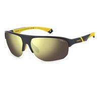 Gafas de Sol Polaroid PLD 7059/S Matte black yellow 70/9/135 para Hombre