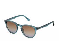 Police Hombre Police SPLQ82 CHAMP 13 855 Gafas de sol Acetato Azul claro Marrón Pantos Normal Sombreado