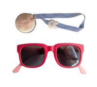 Gafas de sol portátiles con bloqueo UV, protector solar para niños, pantallas plegables, lentes con correa ajustable para niños y niñas, cubierta de ojos de verano para parque, vacaciones, gafas