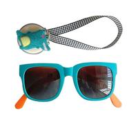 Gafas de sol portátiles con bloqueo UV, protector solar para niños, pantallas plegables, lentes con correa ajustable para niños y niñas, cubierta de ojos de verano para parque, vacaciones, gafas