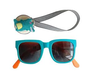 Gafas de sol portátiles con bloqueo UV, protector solar para niños, pantallas plegables, lentes con correa ajustable para niños y niñas, cubierta de ojos de verano para parque, vacaciones, gafas