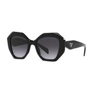 Prada Mujer PR 16WS 1AB5D1 Gafas de sol Acetato Negro Gris Geométrico Normal Sombreado