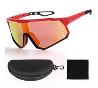 Gafas de Sol Rápidas para Hombre y Mujer, Gafas Ciclismo Fotocromaticas con Protección UV400, Gafas de Sol Deportivas, para ciclismo de montaña, pesca, golf Montura Blanca, Lentes Verdes (D)