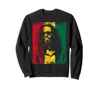Gafas de sol Rastaman Reggae Ghana Dreadlocks con bandera de Ghana Sudadera