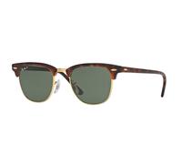 Ray - Ban Unisex RB3016 CLUBMASTER 990/58 Gafas de sol Acetato Tortuga G15 Cuadrada Polarizado