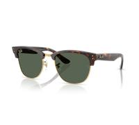 Ray - Ban Unisex RBR0504S CLUBMASTER REVERSE 1359VR Gafas de sol Acetato Tortuga Verde Cuadrada Normal