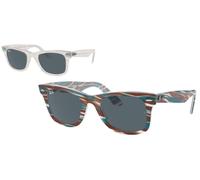 Gafas De Sol Ray-Ban Wayfarer Photo Striped Rb 2140 1407r5 Photo Azul Claro A Rayas
