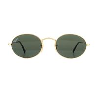 Gafas De Sol Ray-Ban Ovaladas 3547N 001 Doradas Verdes G-15