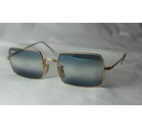 Gafas De Sol Ray-Ban Rectangulares RB 1969 9149/GA Nuevas - Doradas - Azules