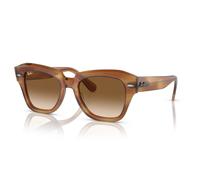 Gafas De Sol Ray-Ban State Street Rb 2186 140351 Marrón A Rayas