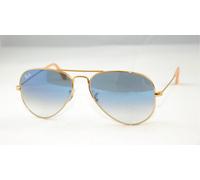 Gafas De Sol Rayban Originales RB 3025 Calibre 55 Aviador Grande Metal Nuevo