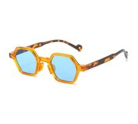 Gafas de sol redondas pequeñas para hombre y mujer, estilo retro, estilo steampunk, vintage, degradado, UV400, C11, talla única 2026