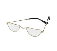 Gafas de sol redondas vintage de media luna con protección UV400 para hombres y mujeres