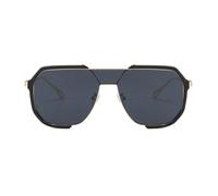 Gafas de sol resistentes a los impactos, cómodas, resistentes al viento, con múltiples opciones de color, protección solar, Marco negro pastel gris