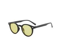 Gafas de sol retro con visera de viento para mujer y hombre, Amarillo