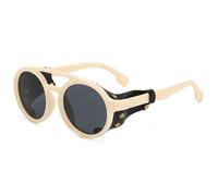 Gafas de sol retro resistentes al viento para exteriores, resistentes a la arena, marco de policarbonato para senderismo, ciclismo, viajes al aire libre