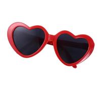Gafas de sol rojas para mascotas, lindas gafas de sol para perros y gatos, gafas de sol y flores para perros pequeños, accesorios para fotos, accesorios para mascotas, decoración de fiestas, gafas de