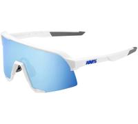 Gafas de Ciclismo 100% S3 Performance, Blanco/Azul, Lente Azul