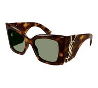 SAINT LAURENT SL M119 Blaze Gafas, Havana-Havana-Green, 54 para Mujer