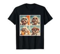 Gafas de sol Shih Tzu Cool Dogs Vacaciones Playa Verano Camiseta